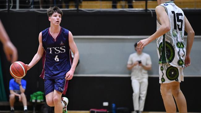 GPS Firsts basketball between Brisbane Boys College and The Southport School Saturday August 13, 2022. Picture, John Gass