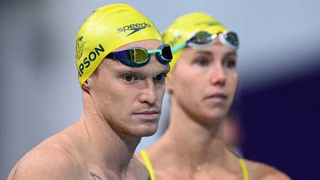 Cody Simpson made the Australian Dolphins team for the Commonwealth Games after returning to swimming. Picture: Getty Images