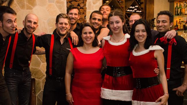 Cavallino staff do Christmas in July