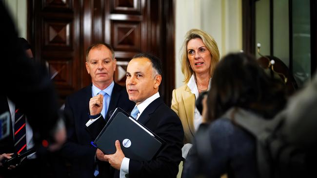 Victorian leader of the Opposition John Pesutto says expelling Moira Deeming from the party wasn’t a decision made lightly. Picture: NCA NewsWire /Luis Enrique Ascui