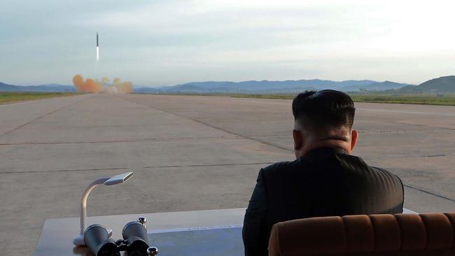 “Little Rocket Man” is Trump’s provocative nickname for North Korean leader Kim Jong-un. Picture: AFP