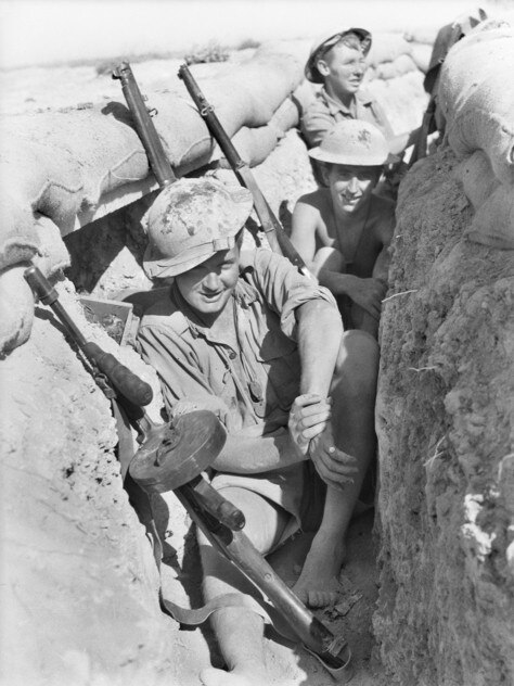 Rats of Tobruk: Tobruk. Australians standing by in a hot section of the front, 400 yards from the enemy.