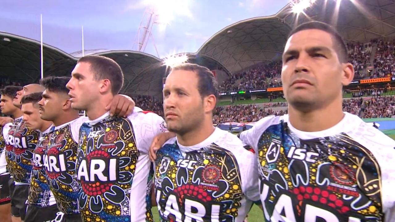 Australian anthem couldn't get the Indigenous All-Stars to sing.