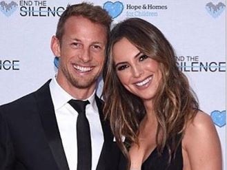 Jenson Button with Brittny Ward  Picture Instagram