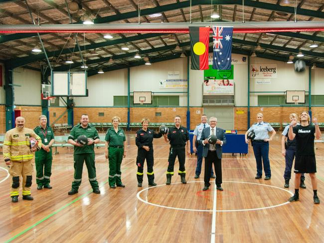 Coffs Harbour's emergency service workers will battle out on the basketball court in the inaugural Ball Against Domestic Violence event on July 3.