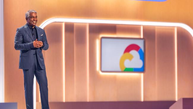 Google Cloud chief executive Thomas Kurian announces a suite of updates to the company's AI platform in Las Vegas.