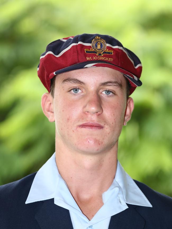 TSS spinner Liam O’Connor took 4-36 in last weekend’s win over Toowoomba Grammar. Picture: Jason O'Brien