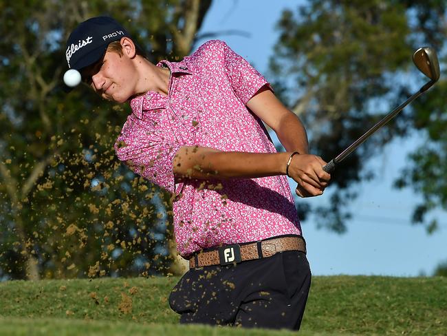 Harry Takis on the Virginia golf course. Thursday February 16, 2022. Picture, John Gass