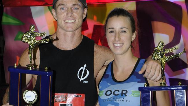 Fairfield Warrior champions: Cameron McLintock from East Gosford and Gemma Rolfe from Saratoga. Picture: Fairfield Council