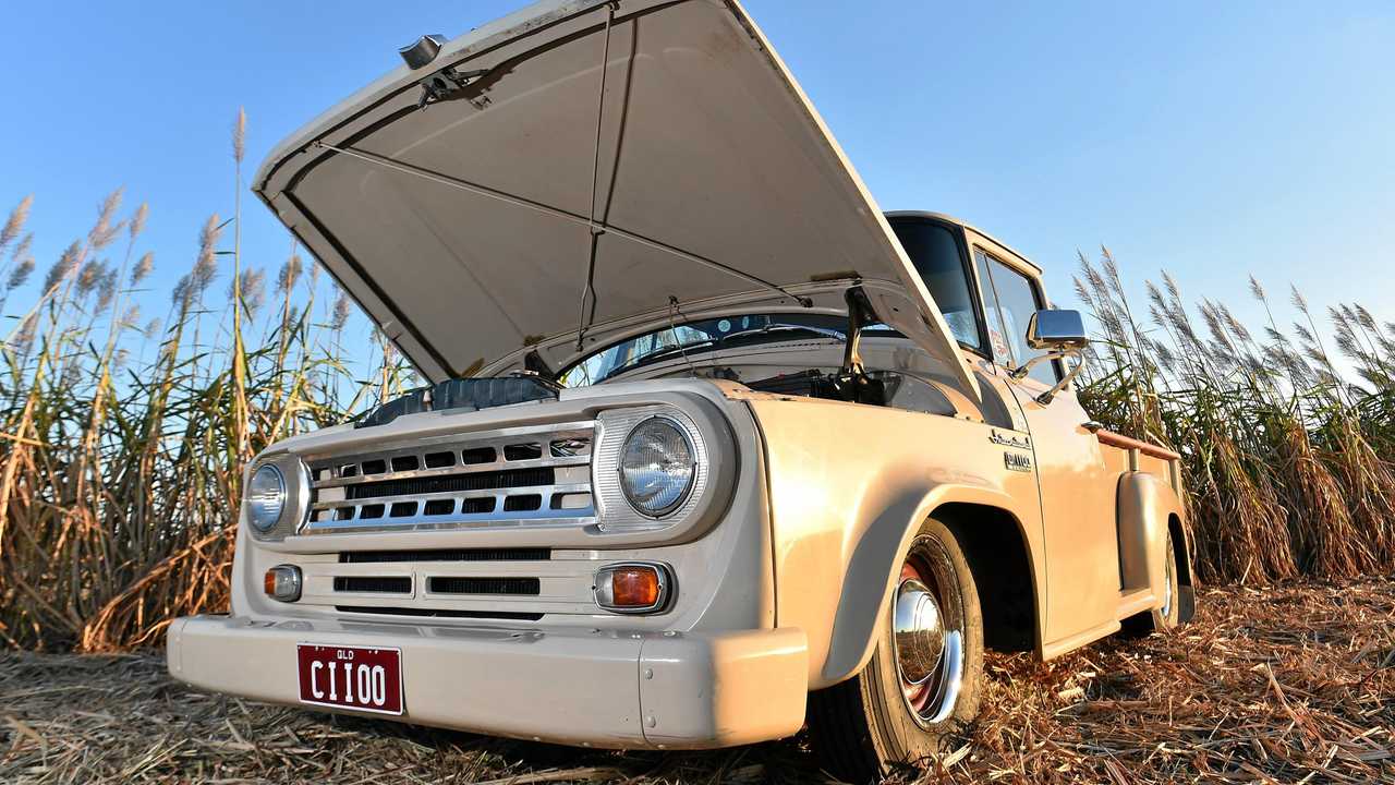 The 1968 International C1100 utility. Picture: Patrick Woods