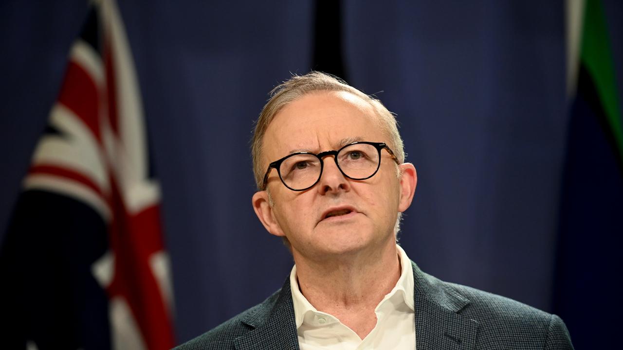 S Australian Prime Minister Anthony Albanese announced the peak of Covid is yet to come. Picture: NCA NewsWire / Jeremy Piper