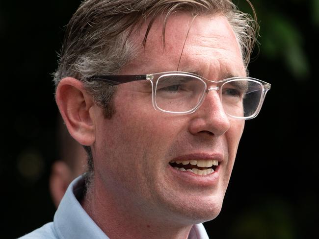 SYDNEY, AUSTRALIA - NewsWire Photos , MARCH 13, 2021: NSW Premier Dominic Perrottet speaks to the media during a press conference in Windsor.  Picture: NCA NewsWire / Flavio Brancaleone