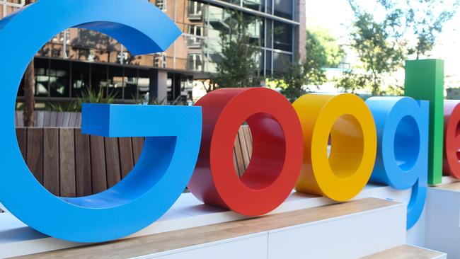 SYDNEY, AUSTRALIA - NewsWire Photos, NOVEMBER 16 2021:  Google signage at the HQ in Sydney. Picture: NCA Newswire / Gaye Gerard