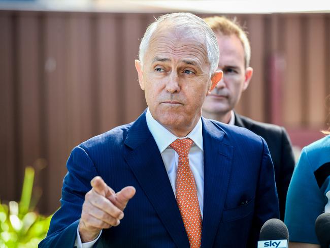 Australian Prime Minister Malcolm Turnbull speaks to the media in Sydney after his 30th Newspoll defeat. Picture: AAP