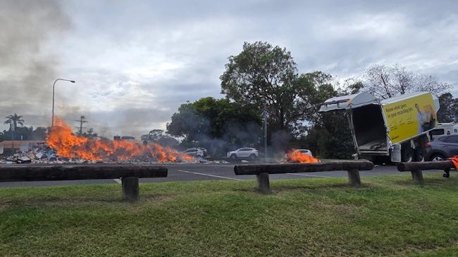 The Gold Coast has seen seven bin fires in May alone. Picture: Facebook