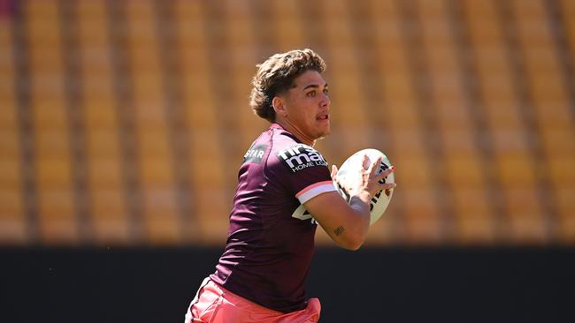 Reece Walsh has overtaken Nathan Cleary in the Clive Churchill betting odds, with Adam Reynolds rivalling the Panthers halfback. Picture: Getty Images