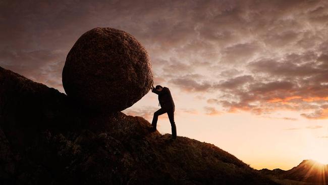 ASX gold stocks were doing the heavy lifting on the ASX today, but weren’t able to arrest a 0.45pc dip. Pic: Getty Images