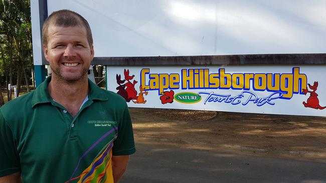 Cape Hillsborough Nature Tourist Park owner Ben Atherton.