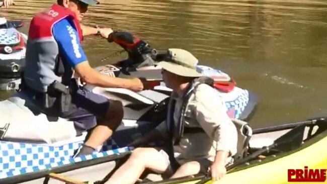 Don’t drink and kayak in NSW. Picture: Prime7 