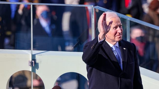 Joe Biden spoke of unity and hope in his inaugural speech. Picture: Getty Images.