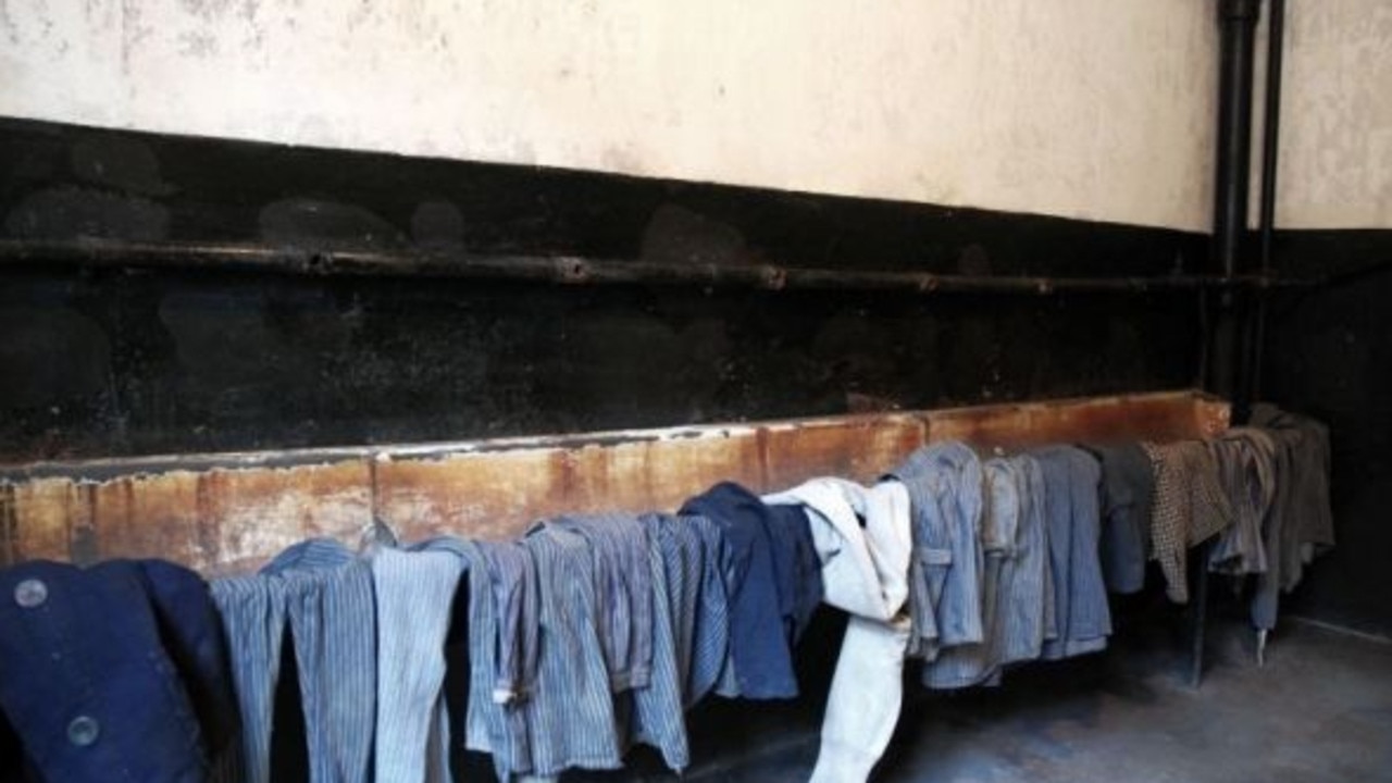 The room where prisoners had to strip before their execution. At the Auschwitz-Birkenau memorial and museum – a former German Nazi concentration and extermination camp in Poland. Picture: Pawel Sawicki/auschwitz.org photo gallery