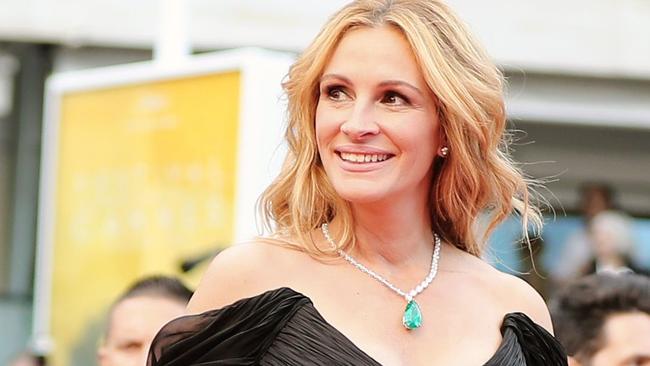 US actress Julia Roberts  arrives for the screening of the film "Money Monster" at the 69th Cannes Film Festival in Cannes, southern France.