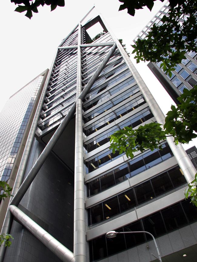 The office tower at 9 Castlereagh Street, Sydney. Picture: Bob Finlayson.