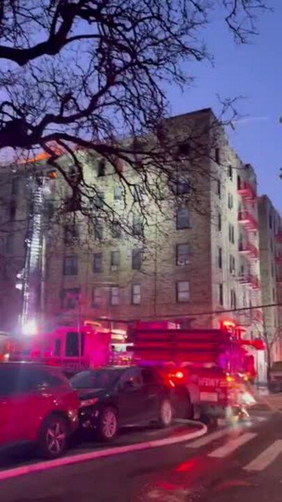 Fire Breaks Out at Bronx Apartment Building