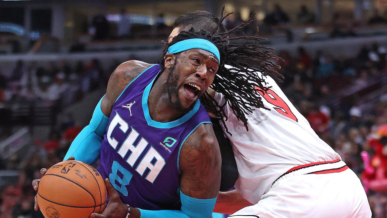 Montrezl Harrell of the Charlotte Hornets. Photo by Jonathan Daniel/Getty Images