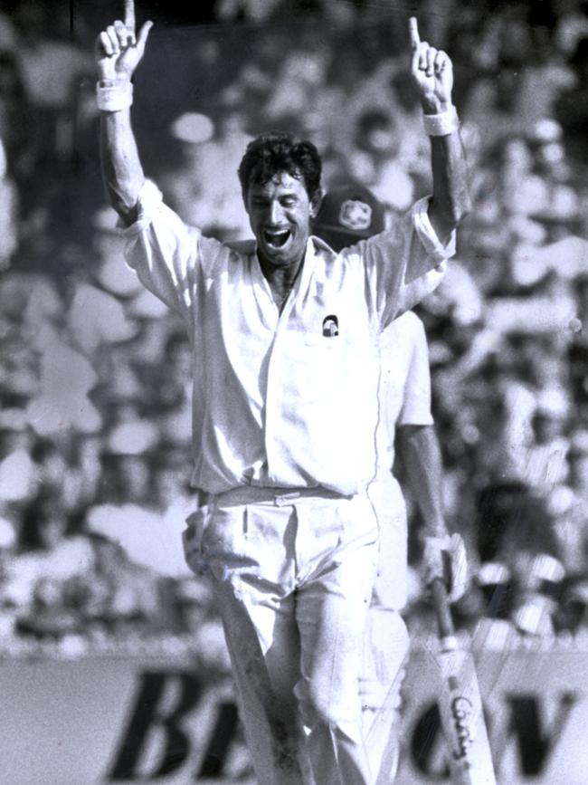 Richard Hadlee at the MCG in 1987, the last time New Zealand played a Test there