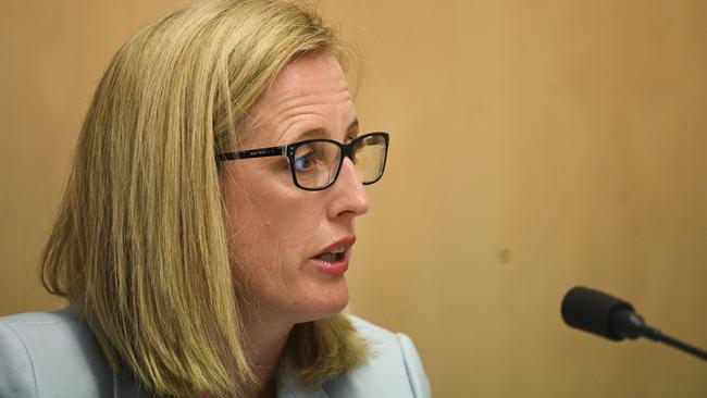 ‘Are you seriously asking me to do that?’ ... Labor senator Katy Gallagher. Picture: AAP