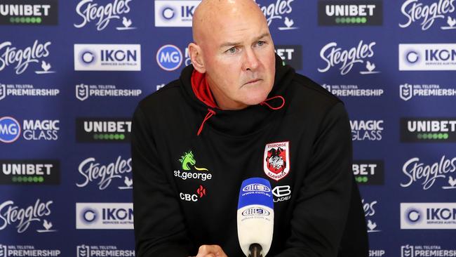 What does the future hold for Dragons coach Paul McGregor? Picture: Getty Images