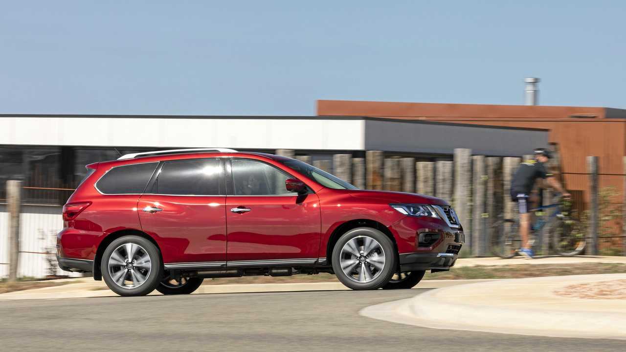 The 2019 model Nissan Pathfinder Ti. Picture: Photography by Mitchell Oke