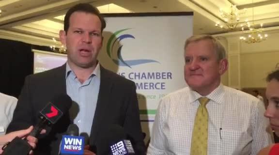 North Queensland senator Matt Canavan and Queensland Resources Council's CEO Ian Macfarlane back ACCC recommendations for energy policy