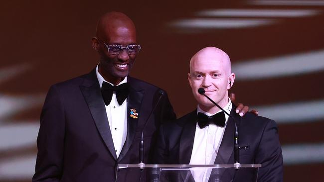 Corey Williams at last year’s NBL MVP Awards. (Photo by Kelly Defina/Getty Images for NBL)