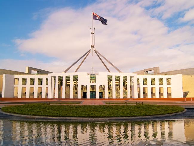 Parliament House in Canberra, Australia.