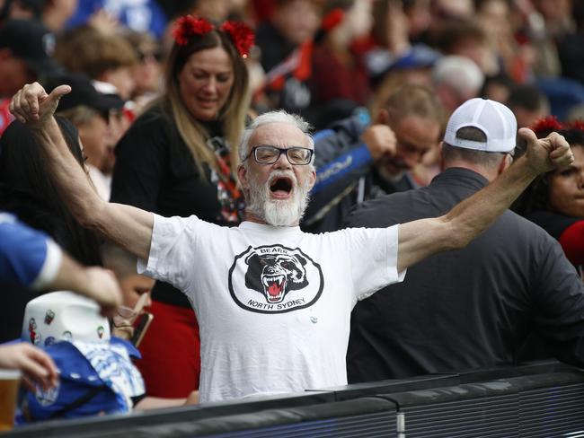 Norths fans find their voice. Picture Warren Gannon Photography