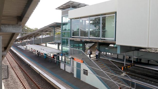 A 27-year-old man has been charged after he allegedly sexually touched a woman in a lift at Mt Druitt station. Picture: Angelo Velardo