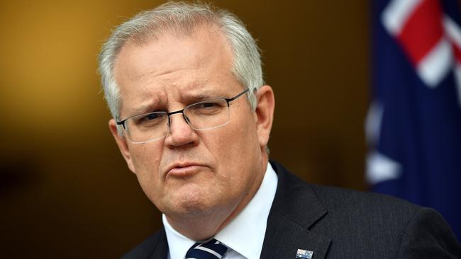 Scott Morrison will look to discuss a vaccine threshold for the country in his first face-to-face meeting since leaving quarantine after his G7 trip to the UK. Picture: Sam Mooy/Getty Images