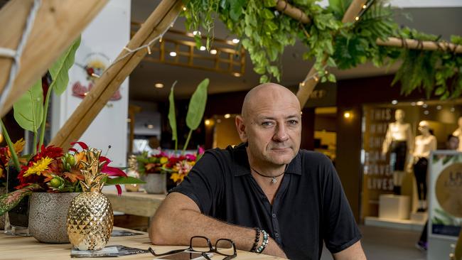 Marina Mirage restaurateur Carlo Percuoco from Fellini says the traffic scare campaign by GOLDOC has hurt his business. Picture: Jerad Williams