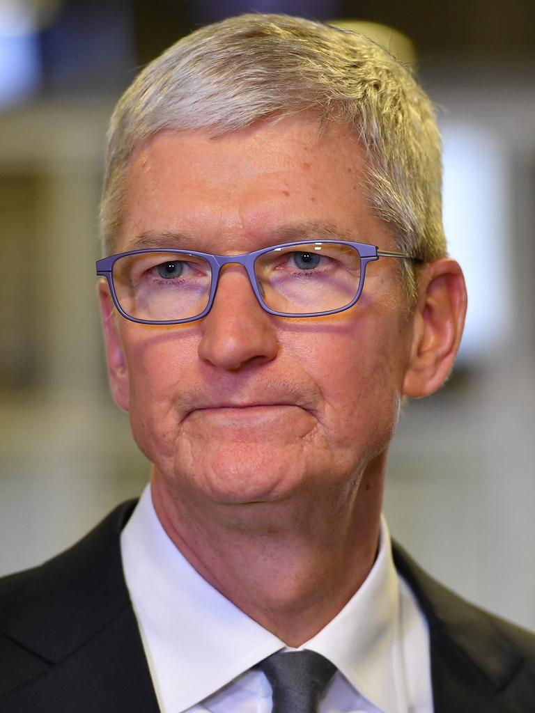 Apple CEO Tim Cook. Picture: Mandel Ngan/AFP