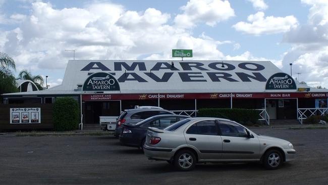 Moree’s Amaroo Tavern, where the couple who have since tested positive to Covid, spent several hours on their way to Queensland. Picture: Supplied