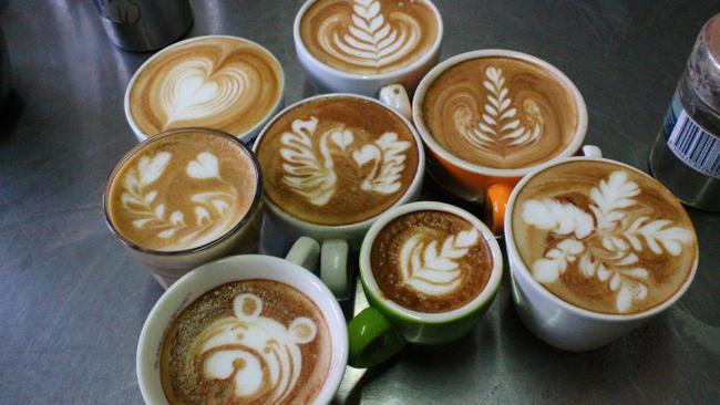 Let’s face it, our baristas are pretty talented! Picture: Coffee Art School Australia