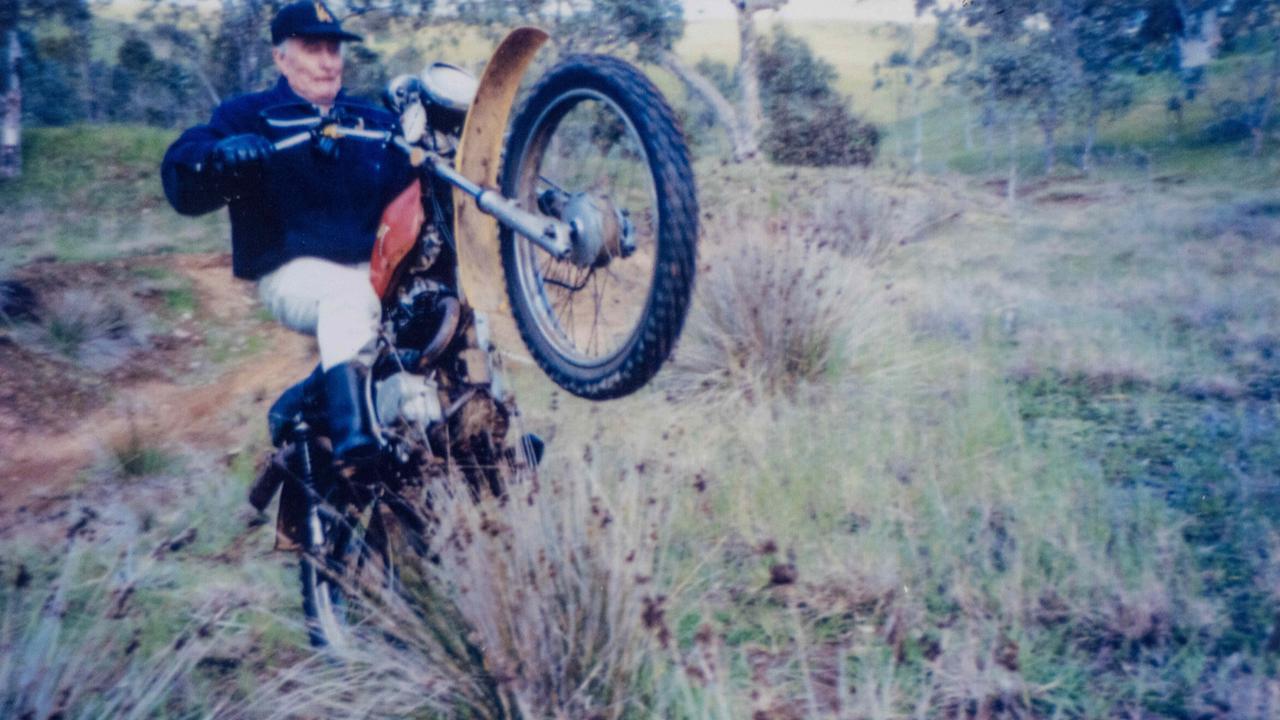 At 107, Colin Wagener has been told his bones are “younger than they should be.” Picture: Kelly Barnes