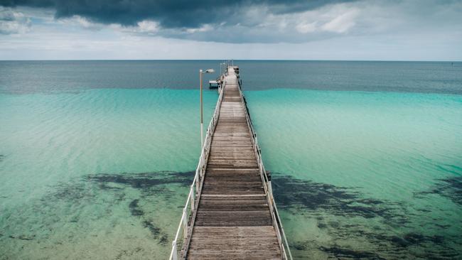 The Tumby Bay Jetty. Picture: Robert Lang