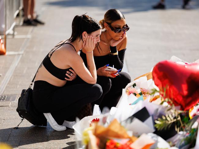 The Minns government has also increased mental health support for witnesses of the Bondi Junction attack. Picture: David Swift