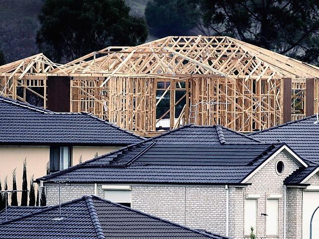 SYDNEY, AUSTRALIA - AUGUST 02:  A house stands under construction amongst an established suburb August 2, 2006 in Sydney, Australia. The Reserve Bank of Australia today raised the official interest rate for the second time this year to 6 per cent. The quarter of a per cent rise is the seventh increase since early 2002, and takes the official interest rate to its highest level in five-and-a-half-years. Around three million households will be affected by the rise, as well as an already faltering building sector. The rise has been attributed to a move to rein in consumer spending to head off rising inflation, which has in turn been fed by the rising fuel costs.  (Photo by Ian Waldie/Getty Images)