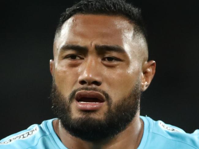 SYDNEY, AUSTRALIA - APRIL 27: Sekope Kepu of the Waratahs warms up during the round 11 Super Rugby match between the Waratahs and Sharks at Bankwest Stadium on April 27, 2019 in Sydney, Australia. (Photo by Mark Metcalfe/Getty Images)