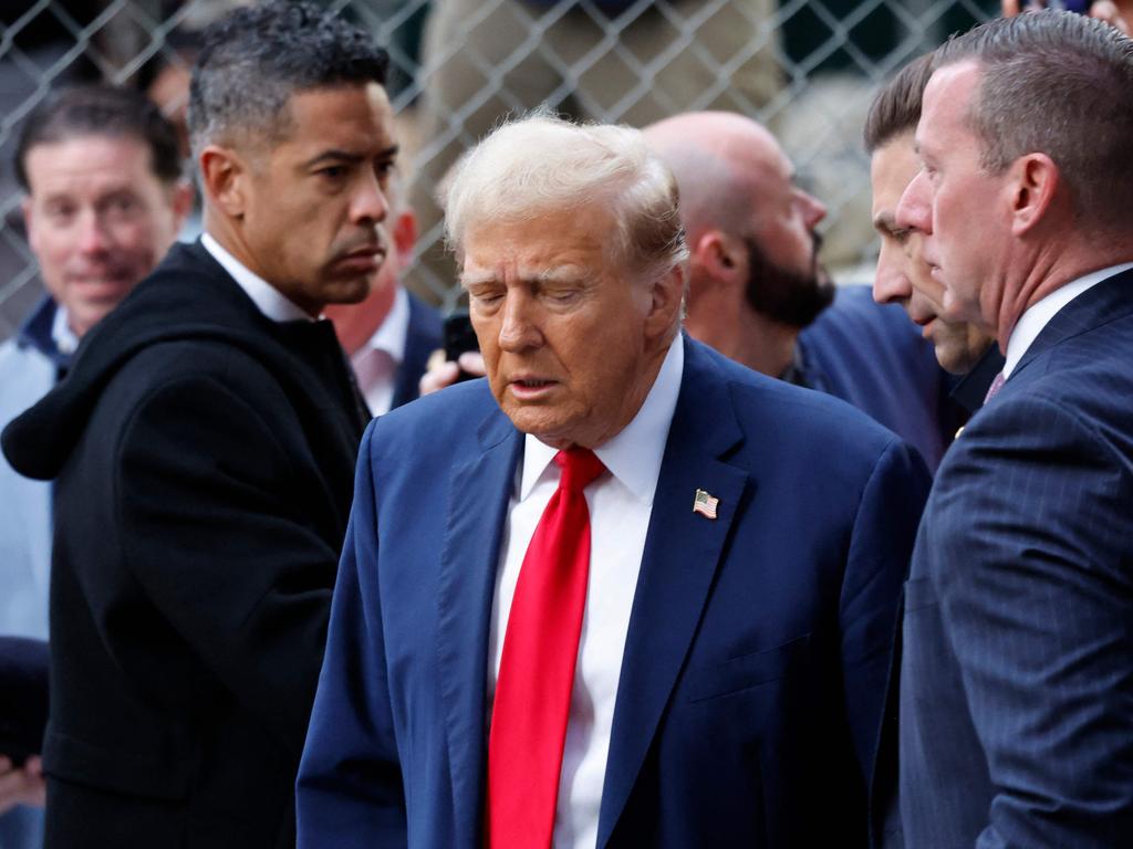 Former U.S. President Donald Trump met with union members ahead of the start of his hush money trial on Thursday where David Pecker, the former National Enquirer publisher, returned to the witness stand. Picture: AFP