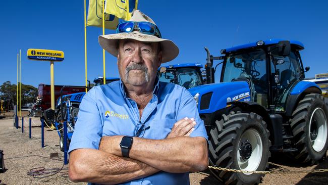 Stephen Williams, sales manager for Flinders Machinery at Booleroo Centre. Picture: Mark Brake